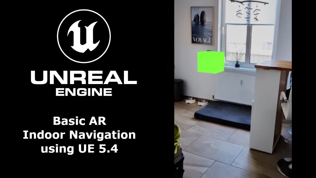 AR Indoor Navigation with Unreal Engine 5.4 - YouTube