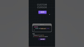 Custom Cursor using CSS #coding #design #code #developer #webdevelopment #javascript #html #css