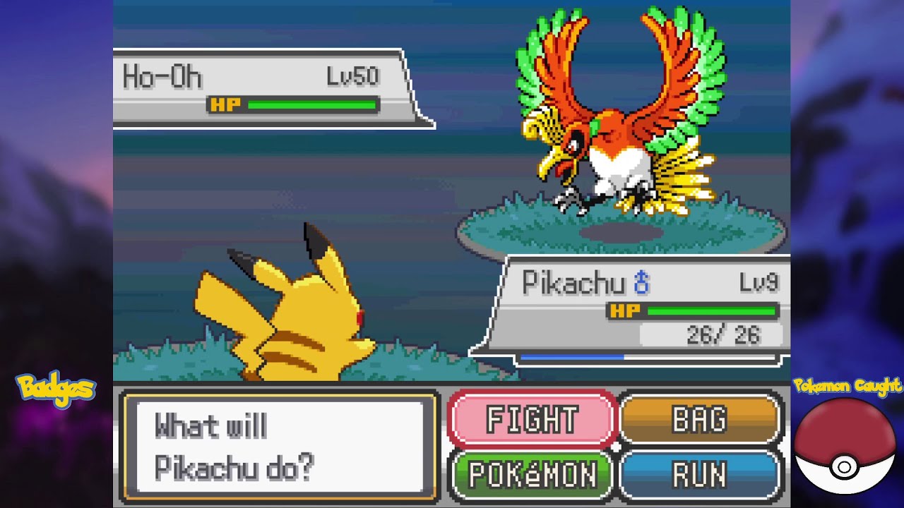 Professor Oak Challenge in Fire Ash! Catching Ho-oh on Route 1!! (Highlights)