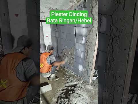 Cara Plester Dinding