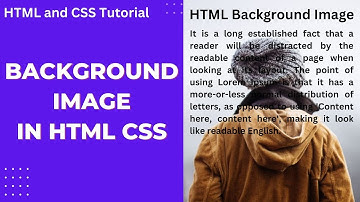 Background Image in HTML and CSS | Background-image, size, repeat, position