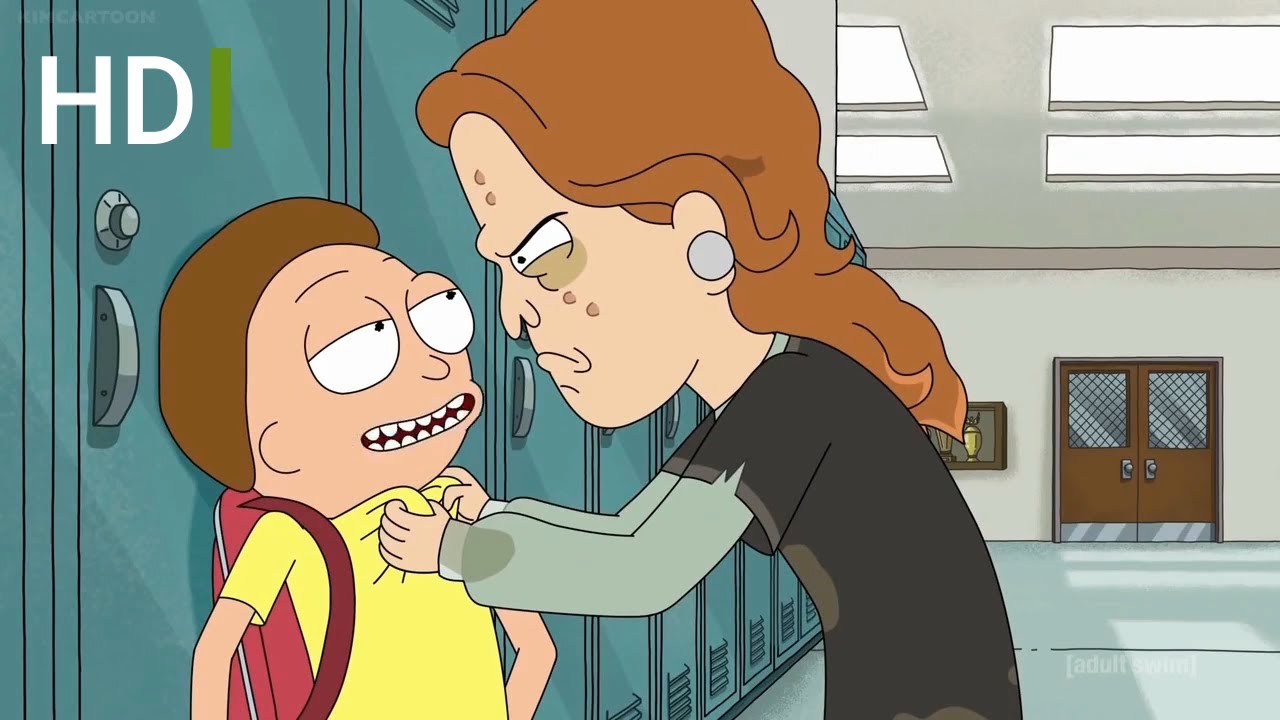 I know your not gonna kill me Morty vs Bully  Season 4 Episod1 (Rick and Morty Clips)