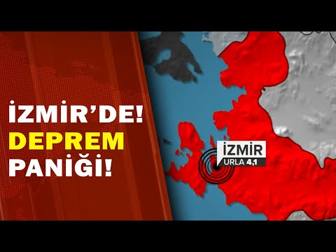 İzmir'de 4.1 Büyüklüğünde Deprem! / A Haber | A Haber