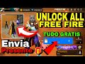 NOVO UNLOCK ALL PEGA NA PARTIDA COM TUDO ENVIA PRESENTE UNLOCK ALL VIP PARA FREE FIRE LINK DIRETO