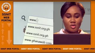 SSNIT Web Portal Demonstration screenshot 1