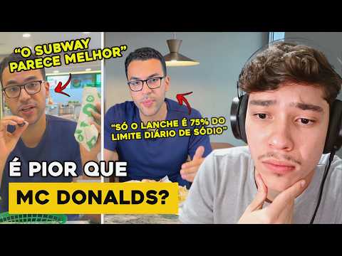 O SUBWAY É O PIOR FAST FOOD?