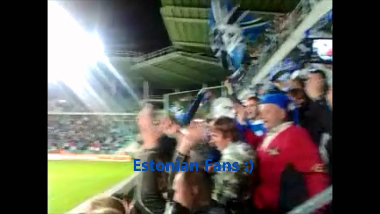 Estonia vs Northern Ireland 07.09.2011 Euro 2012 Qualifiers ESTONIAN FANS