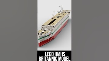 LEGO Britannic Model Timelapse #lego #timelapse #britannic
