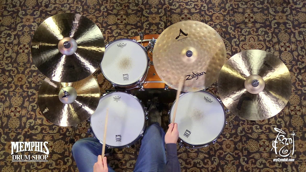 Cymbale Ride Zildjian Uptown 18" - Son Medium, Sustain Court, Finition Naturelle