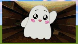 Minecraft Pixel Art LankyBox Ghosty in Garry's Mod Liminal Library