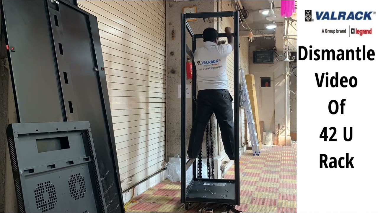 How to Dismantle Valrack’s 42 U Floor Standing Rack Legrand S R