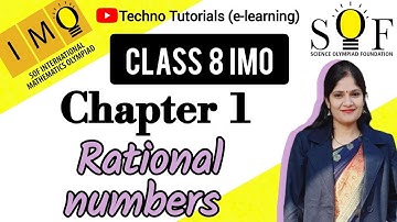 IMO for class 8 | Chapter 1 : Rational Numbers | maths Olympiad for grade 8