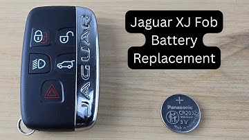 How To Replace or Change Jaguar XJ Remote Key Fob Battery 2011 - 2017