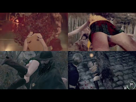 グロ リョナ注意 スカートアシュリー 亡集 バイオハザードRE4 Resident Evil4 Remake Mod Ashley Skirt 