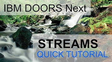 IBM DOORS Next Generation Tutorial: How to make a stream