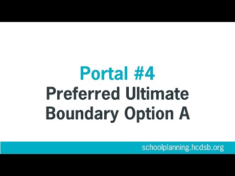 Portal #4: Preferred Ultimate Boundary Option A