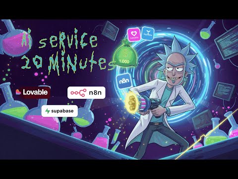 С нуля до готового AI-сервиса за 20 минут и без строчки кода!