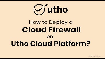 How to Deploy a Cloud Firewall on Utho Cloud Platform.