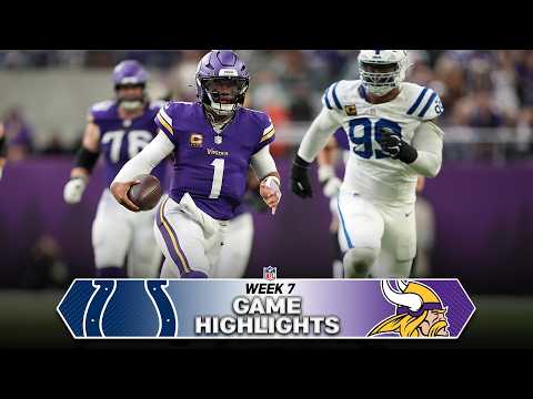 Colts vs Vikings Highlights