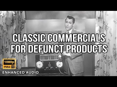 Classic Commercials for Defunct Products | HD Upscaled & Enhanced Audio