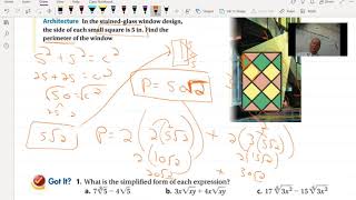 A2 6 3 Add subtract radicals and Multiply via FOIL