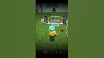 Automatic smart door tutorial for minecraft ||#minecraft #shorts #viralvideo