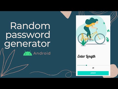 Android Random Password Generator (Part 1)