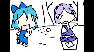 HD Touhou Walfas - Letty and Cirno (by KirbyM AKA Walfie )