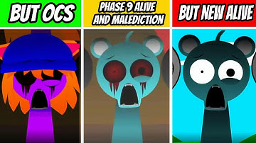 Incredibox Sprunki Phase 9 Alive And Malediction VS BUT OC VS BUT NEW ALIVE Mod!