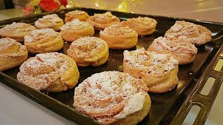 Рецепт нежных пирожных с орехами и безе | Песочные печенья