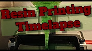 Resin 3D Printing Eiffel Tower TimeLapse