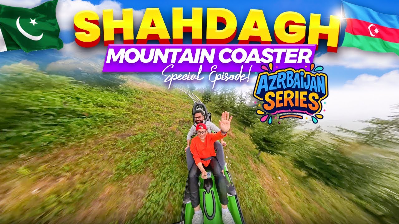 Azerbaijan MOUNTAIN COASTER Ride by Pakistani Couple 😱 Shahdagh Spa & Hotel 😱🎢 SPECIAL EPISODE! 😍