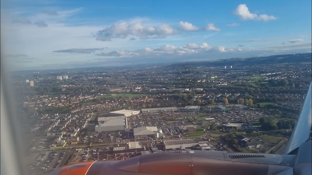 Glasgow Airport Landing Jet2 YouTube
