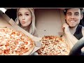 Dominos Pizza Mukbang!!! (late night with my BF)