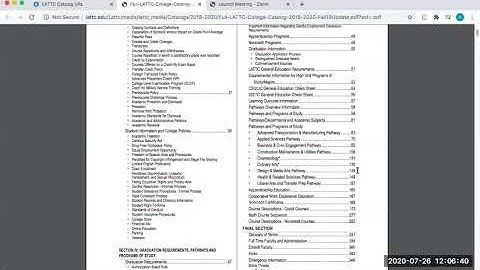 How to look at Major Courses for LATTC Associate Degrees