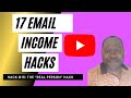 17 Email Income Hacks - Hack #15: The “Real Person” Hack