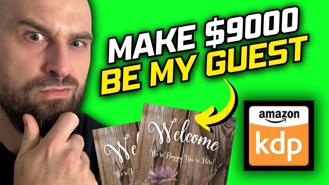 Make 9000 From Low Content Books on Amazon KDP Guestbooks YouTube