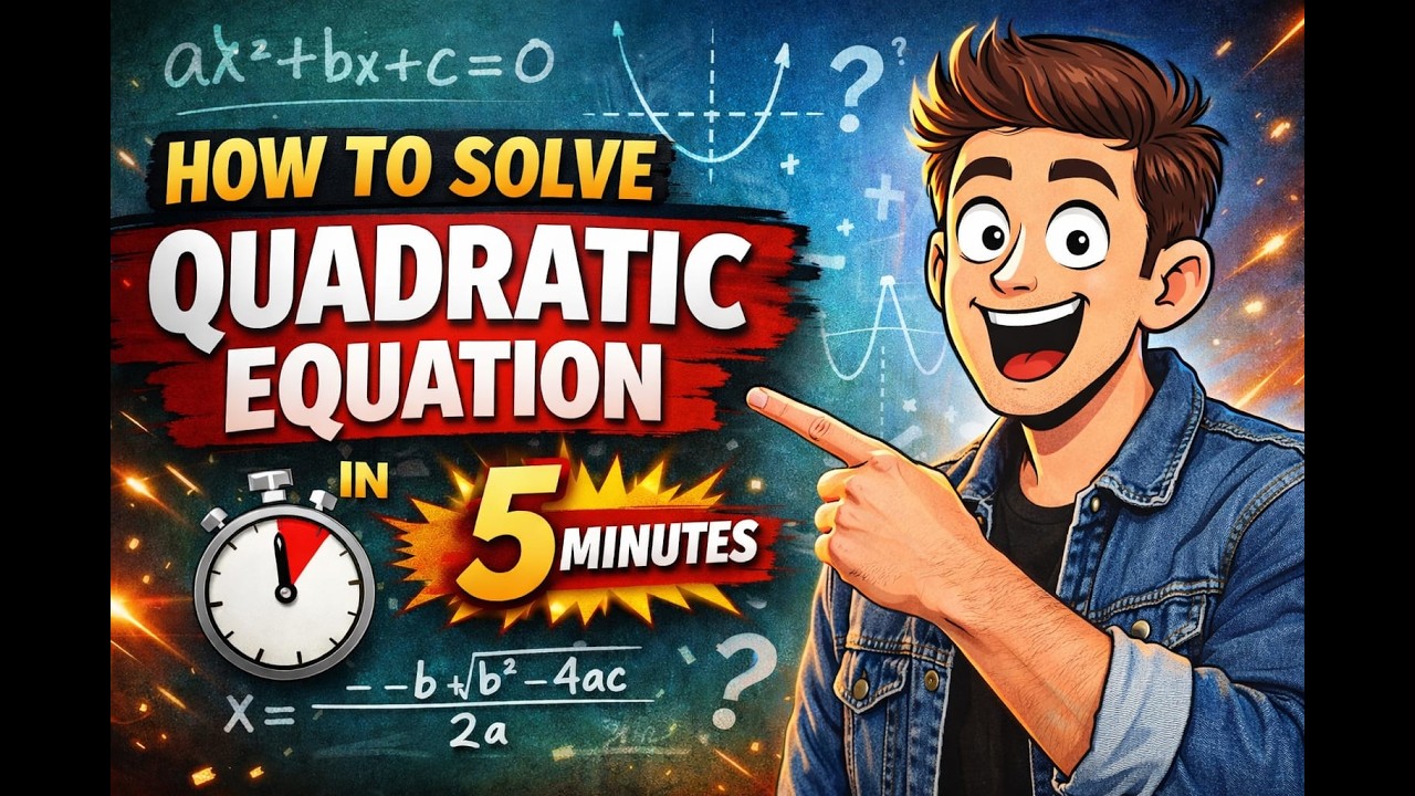 Solving Quadratic equations - YouTube