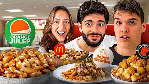 ON TROUVE LA MEILLEURE POUTINE DE MONTRÉAL