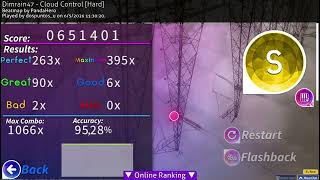 [osu!mania 4K] Cloud Control [Hard] (95,28%)