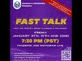 Fast Talk -January 22, 2021