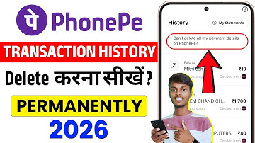 phonepe ki history kaise delete kare | How is Phone Pay