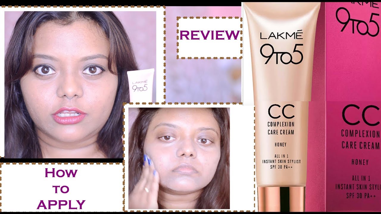 lakme cc honey shade review