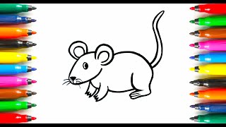 How to draw a Mouse 🐭 by Joanna Vu kids 486 views 1 year ago 2 minutes, 20 seconds