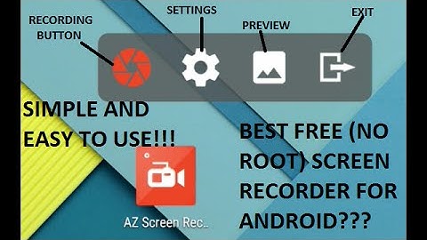 BEST FREE SCREEN RECORDER FOR ANDROID ***NO ROOT***