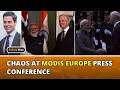 Chaos at Modi’s Europe Press Conference! Journalist Walks Out