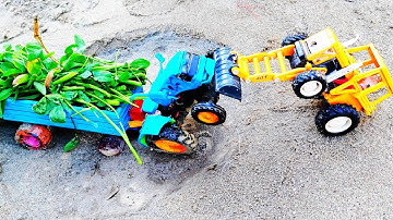 Diy Tractor Stuck in mood load trolley cow grass||science project@keepvilla@shailips