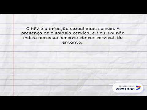 Vídeo: Displasia Cervical: Causas, Fatores De Risco E Diagnóstico