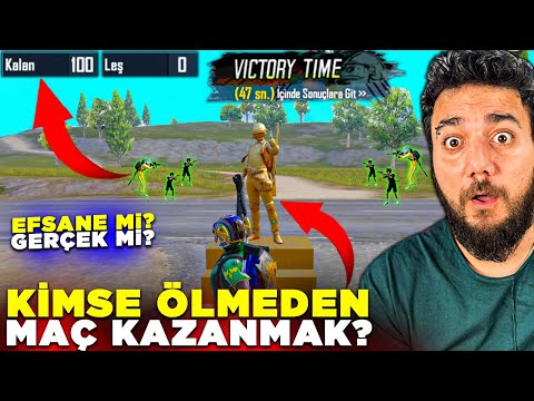 100 KİŞİ HAYATTAYKEN MAÇ KAZANMAK MÜMKÜN MÜ !? PUBG Mobile Efsane Mi? Gerçek Mi?