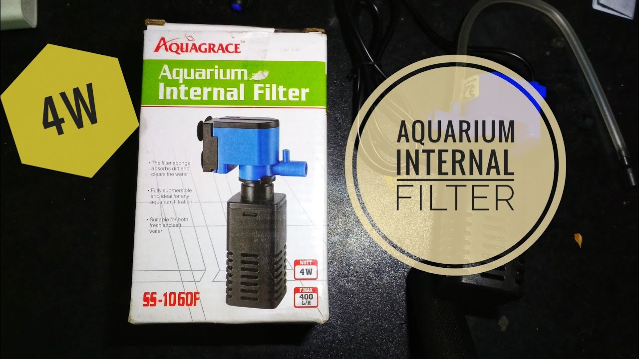 Aquagrace Aquarium Internal Filter SS1060F YouTube